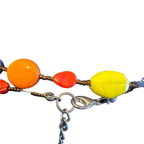 Vibrant Multicolor Beaded Necklace - Picture 5 of 5